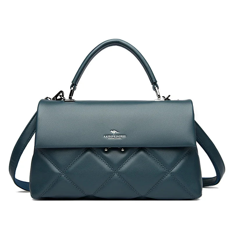 Soft Faux Leather Everyday Crossbody Tote