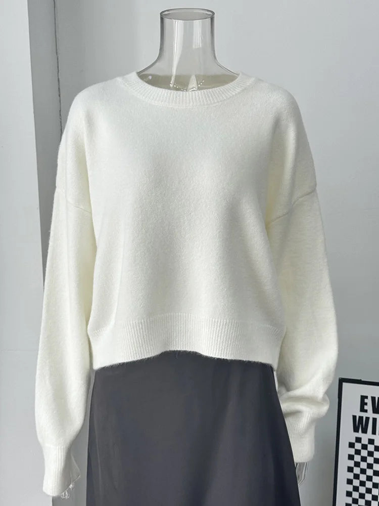 Oversized Knitted Pullover Sweater