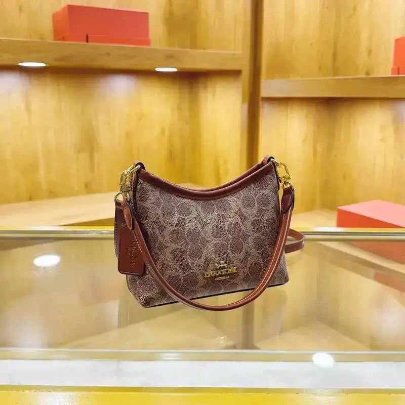 Geometric Print Underarm Crossbody Bag