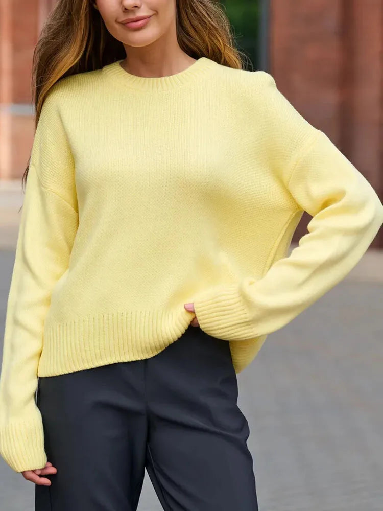Oversized Knitted Pullover Sweater