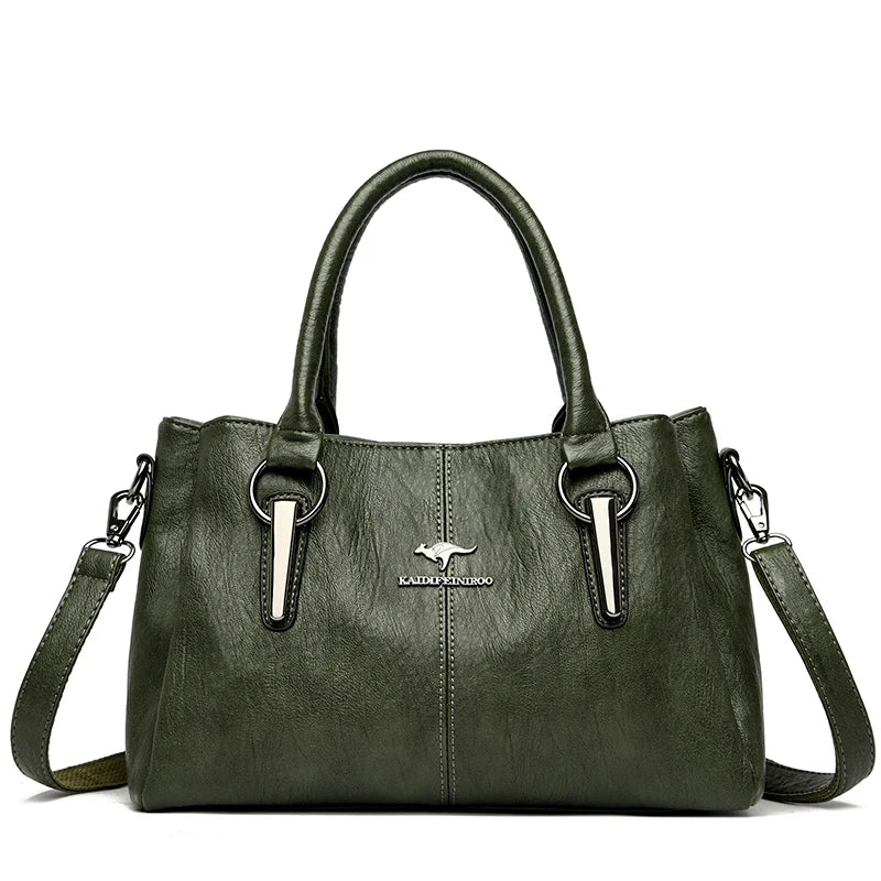 High Quality Cow Leather Ladies Handbags Fashion Luxury Female Messenger Tote Bags Women Genuine Leather Shoulder Crossbody Sac