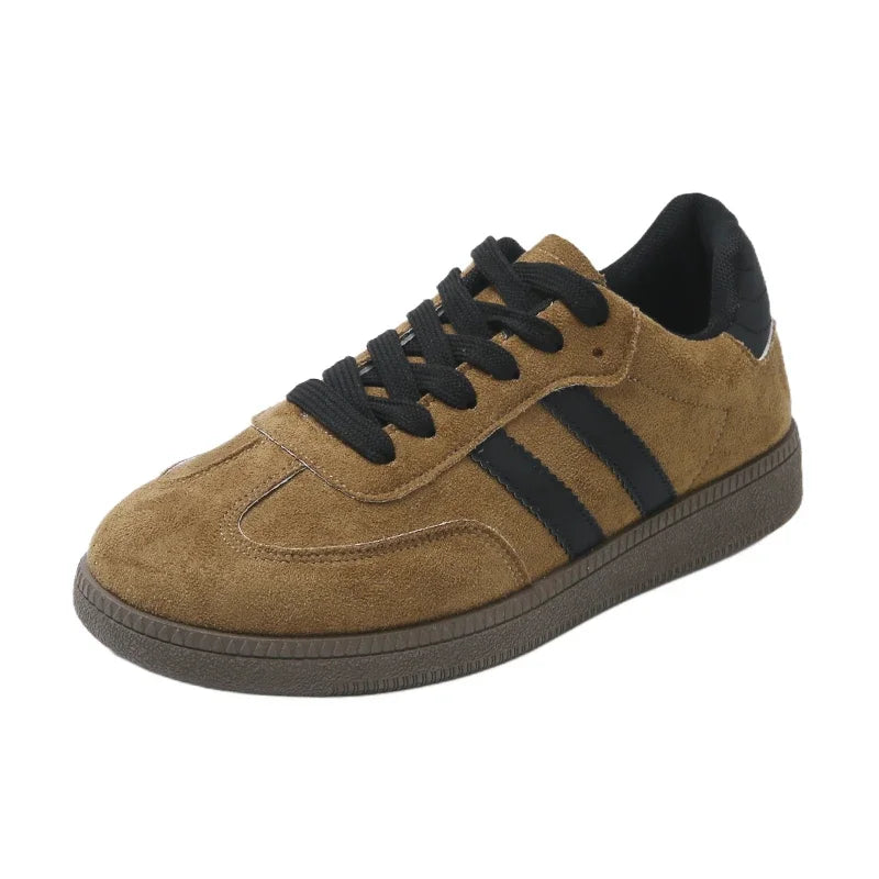 Women Tennis Sneakers Flats Ladies Fashion Mixed Colors Lace-up Vulcanized Shoes Spring Autumn Woman Outdoor Trainers Footwear
