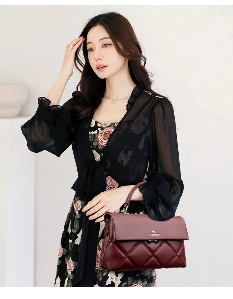 Soft Faux Leather Everyday Crossbody Tote