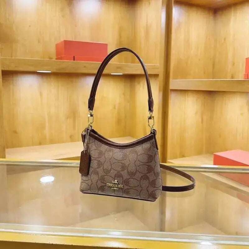 Geometric Print Underarm Crossbody Bag