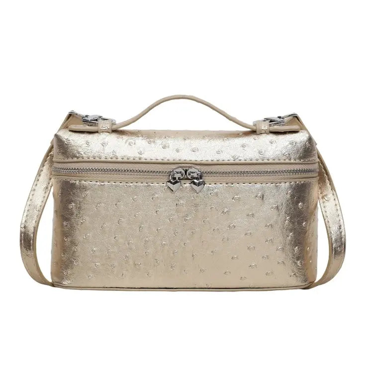 Ladies' Handbag 2026 New Fashionable And Minimalist Style Rivet Small Square Bag Single Shoulder Crossbody Bags