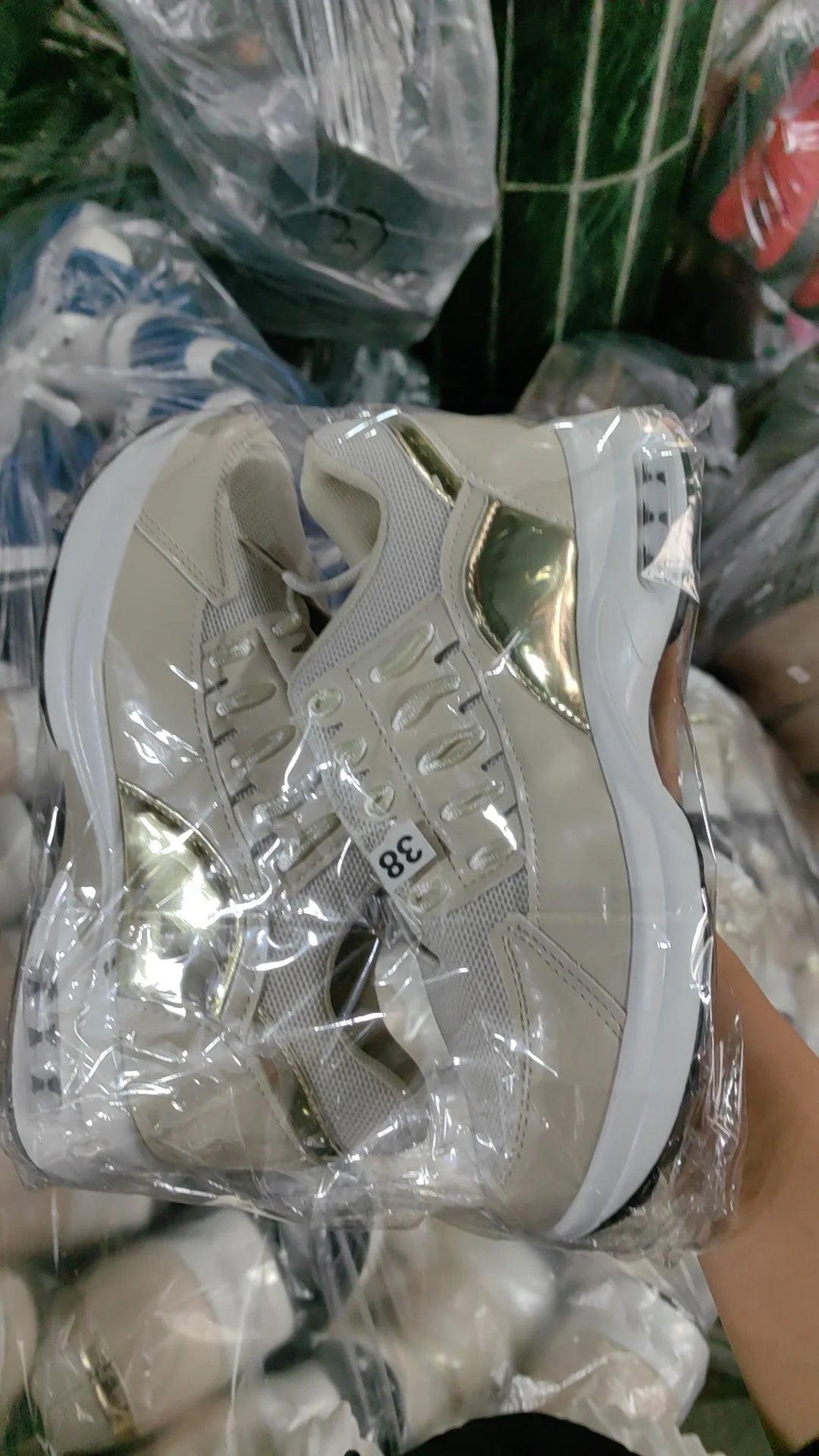 Women's Shoes Spring and Autumn New Mesh Breathable Casual Shoes Outdoor Lightweight Non-slip Wedge Heel Thick-soled Sneakers