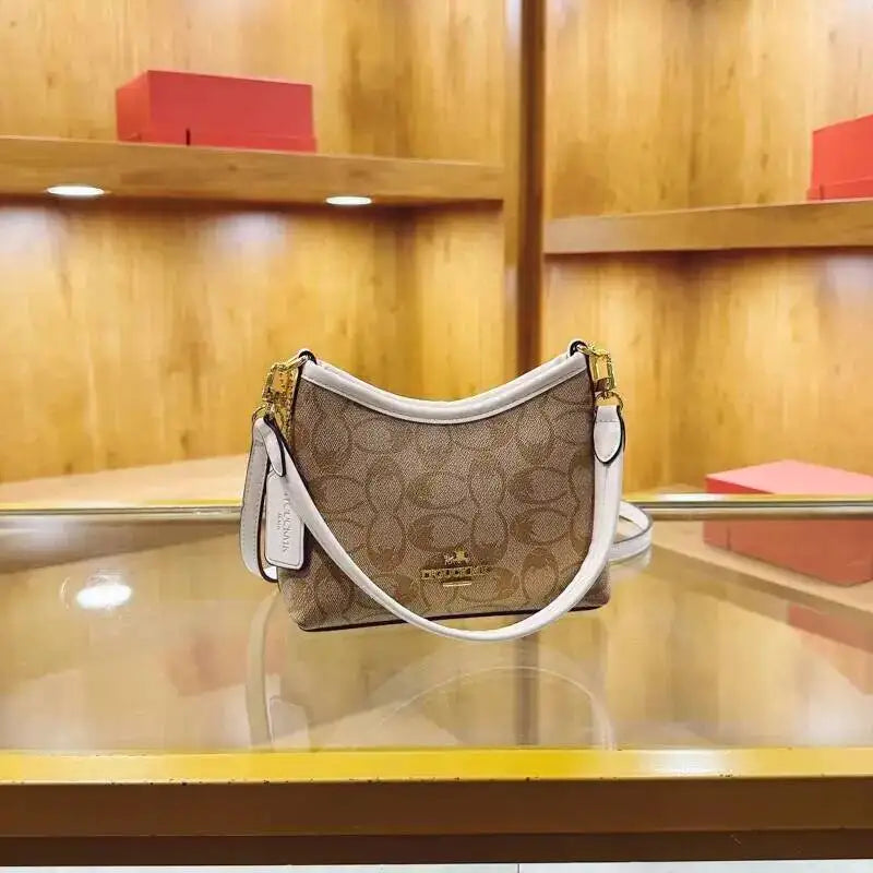 Geometric Print Underarm Crossbody Bag