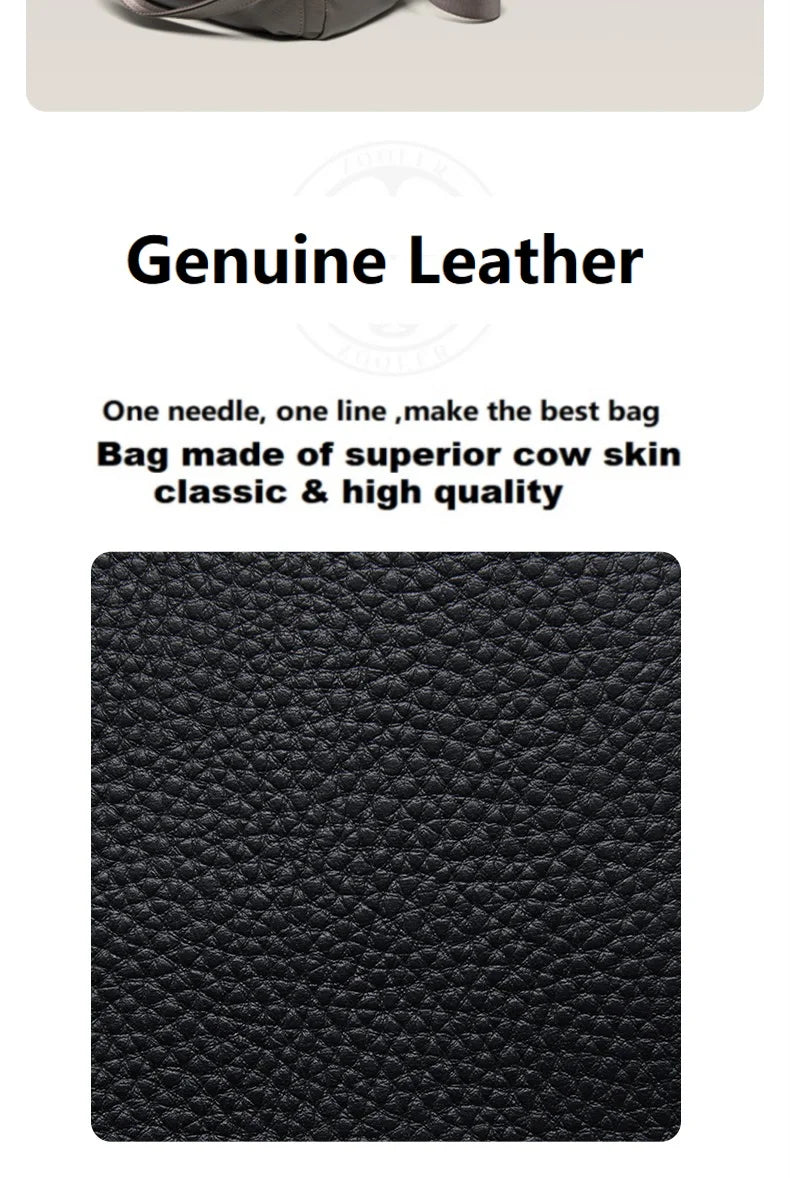 HOT ZOOLER Full Skin 100% Genuine Leather Backpack Women's Bag Classic 2026 New Large Backpack Designer Business Need #SC1700