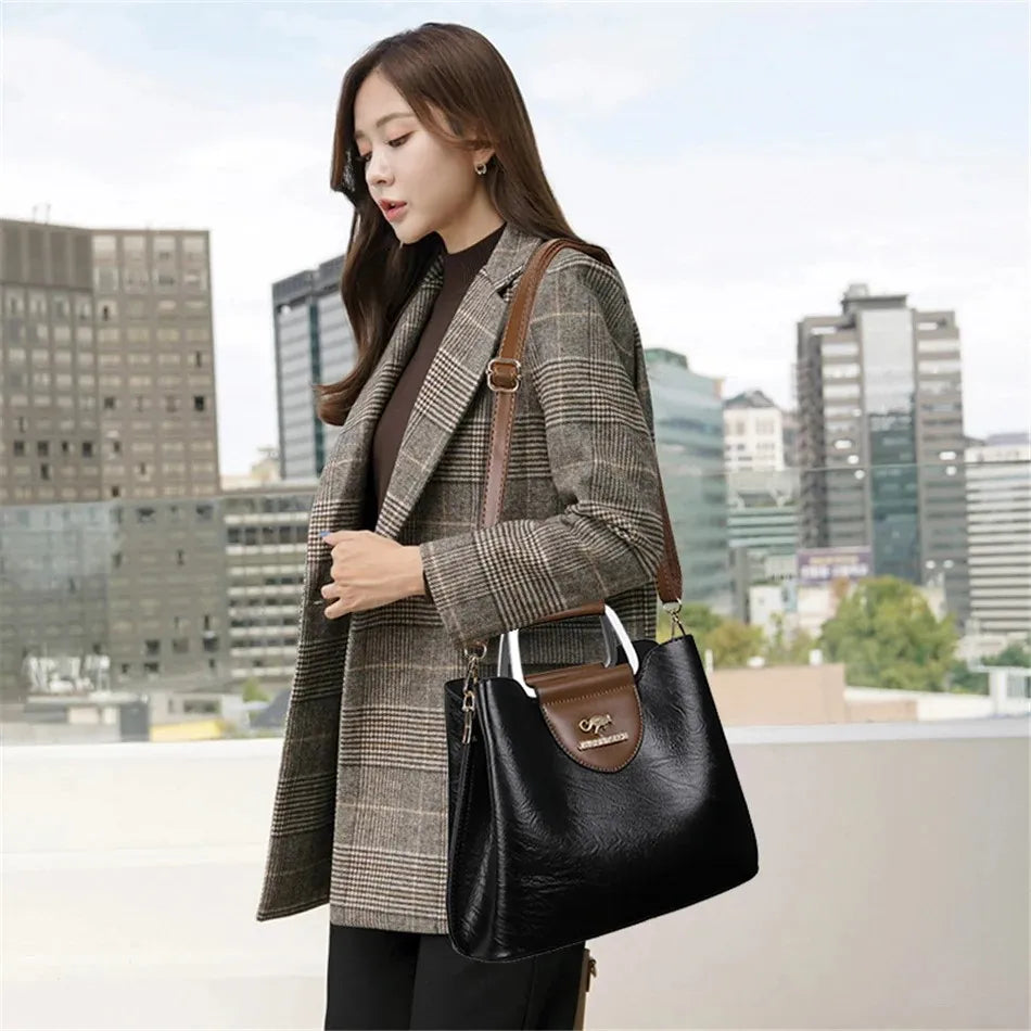 Genuine Brand Tote Bag Leather Luxury Handbags Women Bags Designer Handbags High Quality Ladies Crossbody Hand Bags for Women