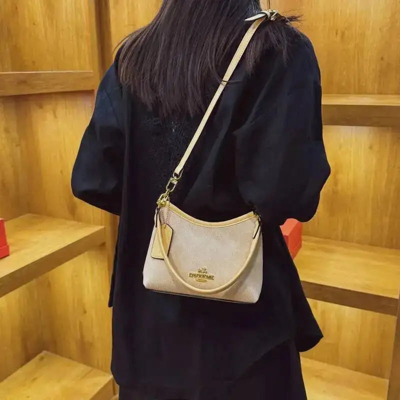 Geometric Print Underarm Crossbody Bag