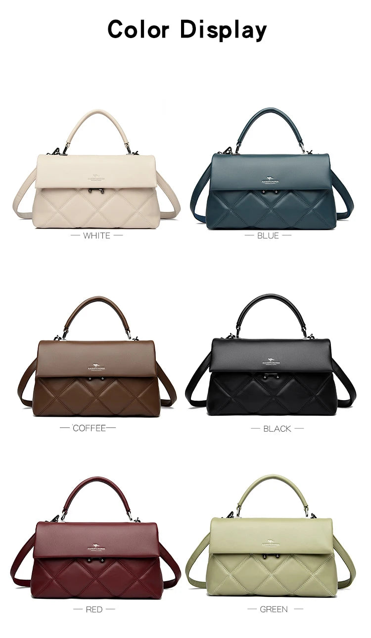 Soft Faux Leather Everyday Crossbody Tote