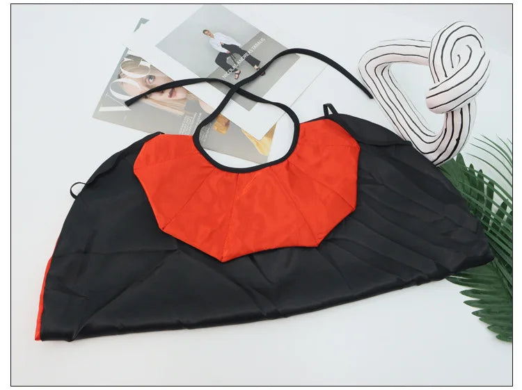 Halloween Pet Cape Costume with Bat Wings Adjustable Vampire Cloak for Puppy Kitten Dog Cat Cosplay Party Holiday Decorations