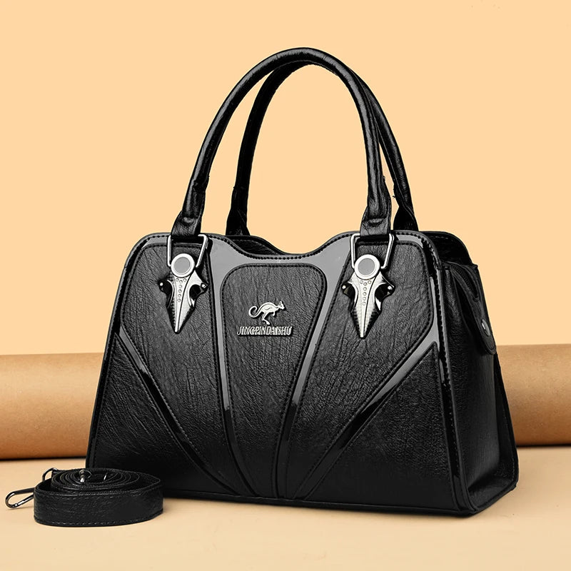 Women Bags Luxury Handbags Fashion Totes Ladies Shoulder Bags High Quality PU Leather Casual Totes Top Handle Shoulder Messenger