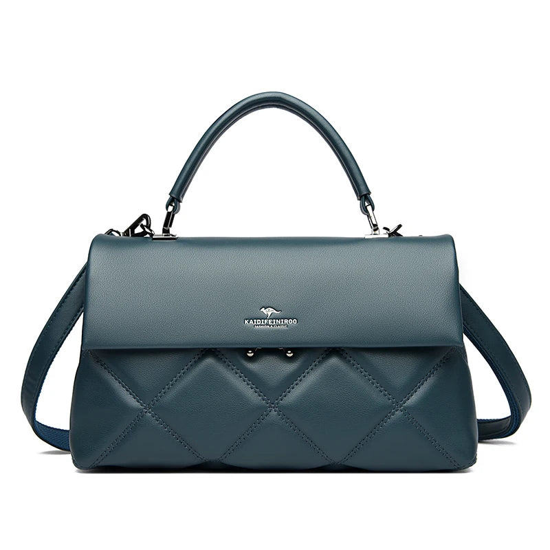 Soft Faux Leather Everyday Crossbody Tote