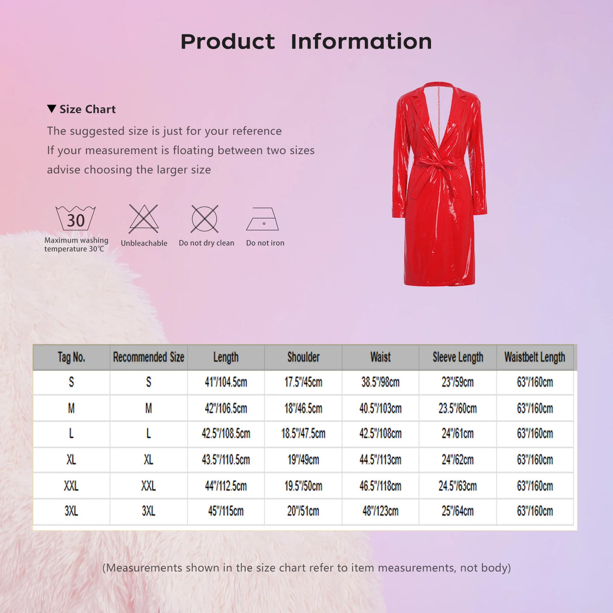 Adults Womens Long Trench Coat Blazer Clubwear Lapel Glossy Open Front PU Leather Long Jackets with Belt Overcoat Streetwear