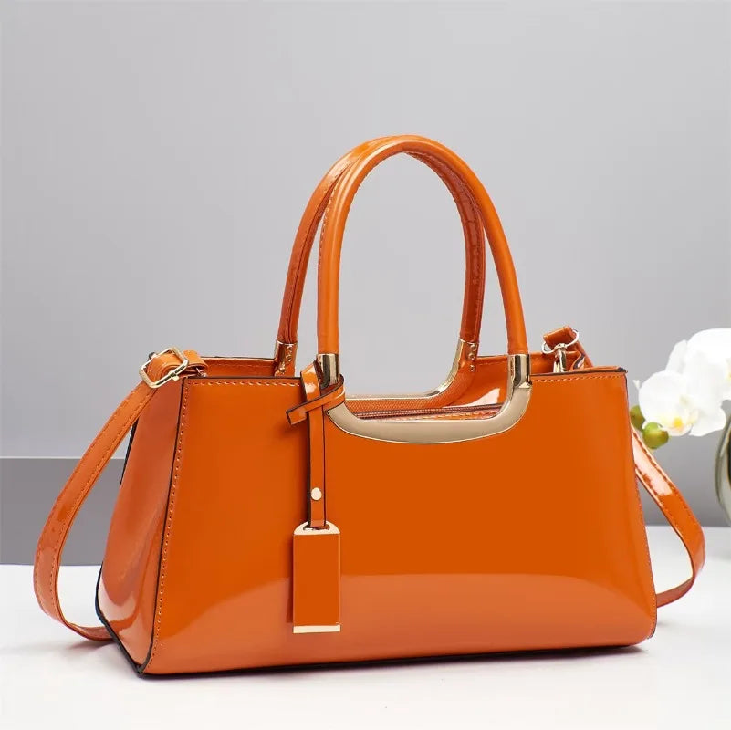 Structured Square Shoulder Tote