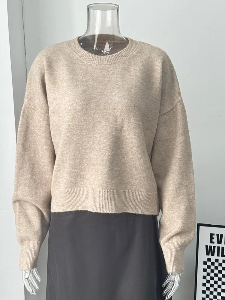 Oversized Knitted Pullover Sweater