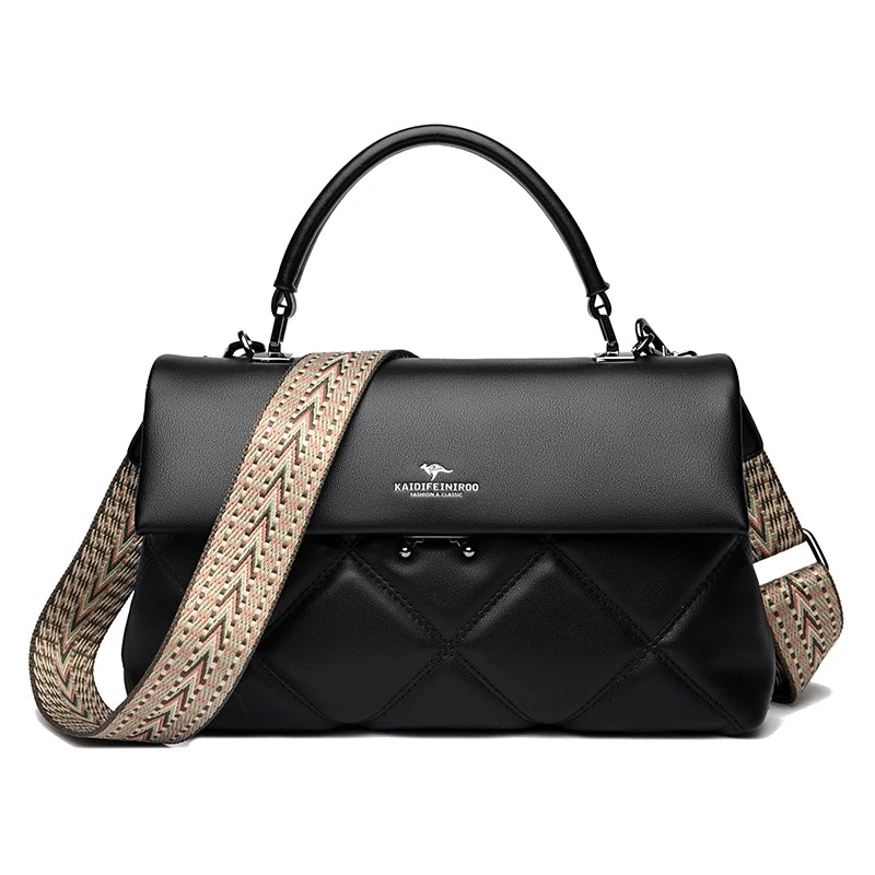 Soft Faux Leather Everyday Crossbody Tote