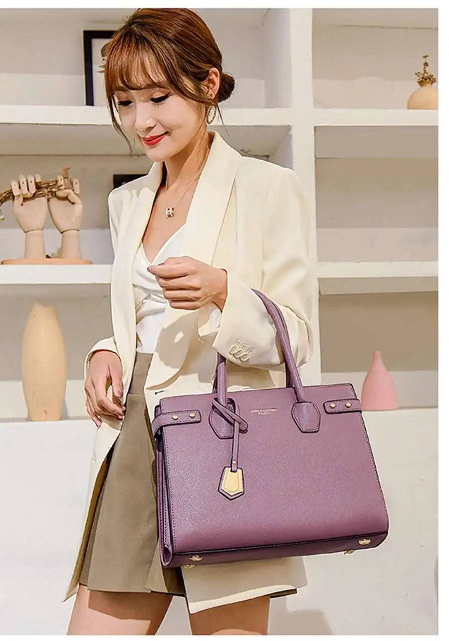 Genuine Brand Handbags For Women 2026 Ladies Hand Bag Female Leather Shoulder Top-Handle Crossbody Bags Casual Tote Sac сумка