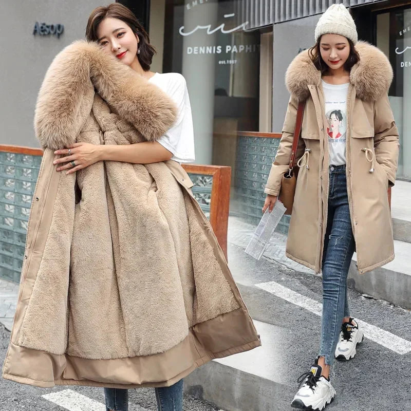Hooded Padded Winter Parka Coat
