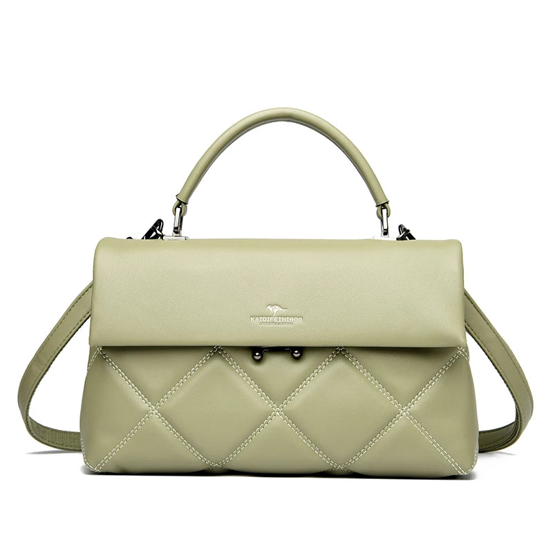 Soft Faux Leather Everyday Crossbody Tote