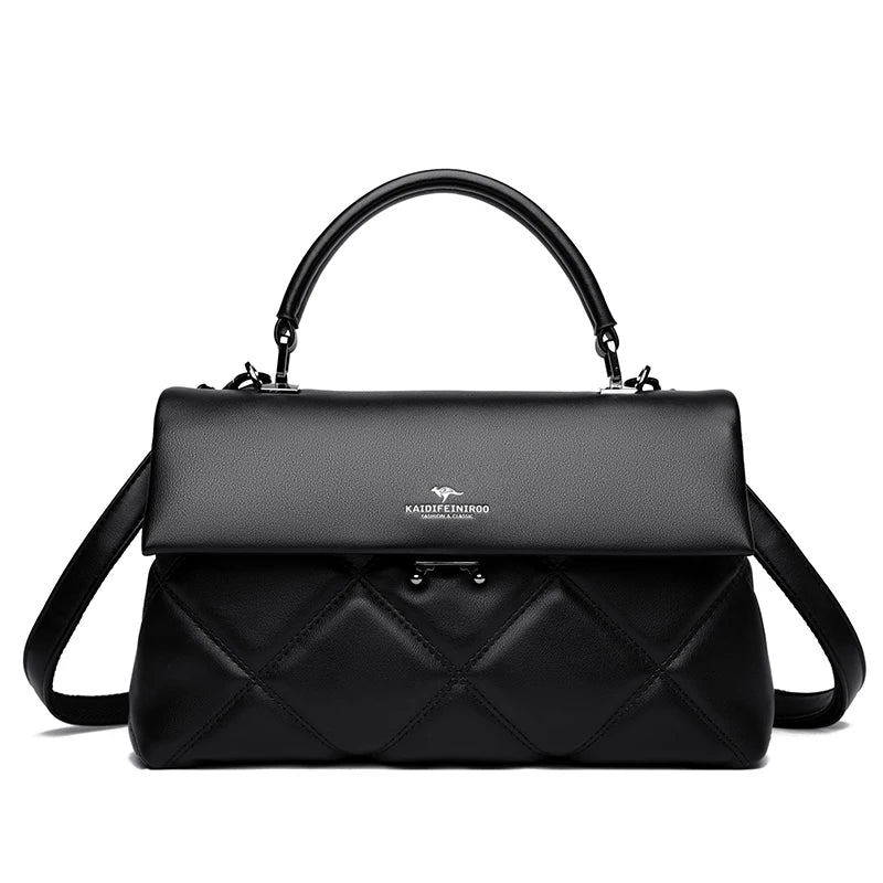 Soft Faux Leather Everyday Crossbody Tote