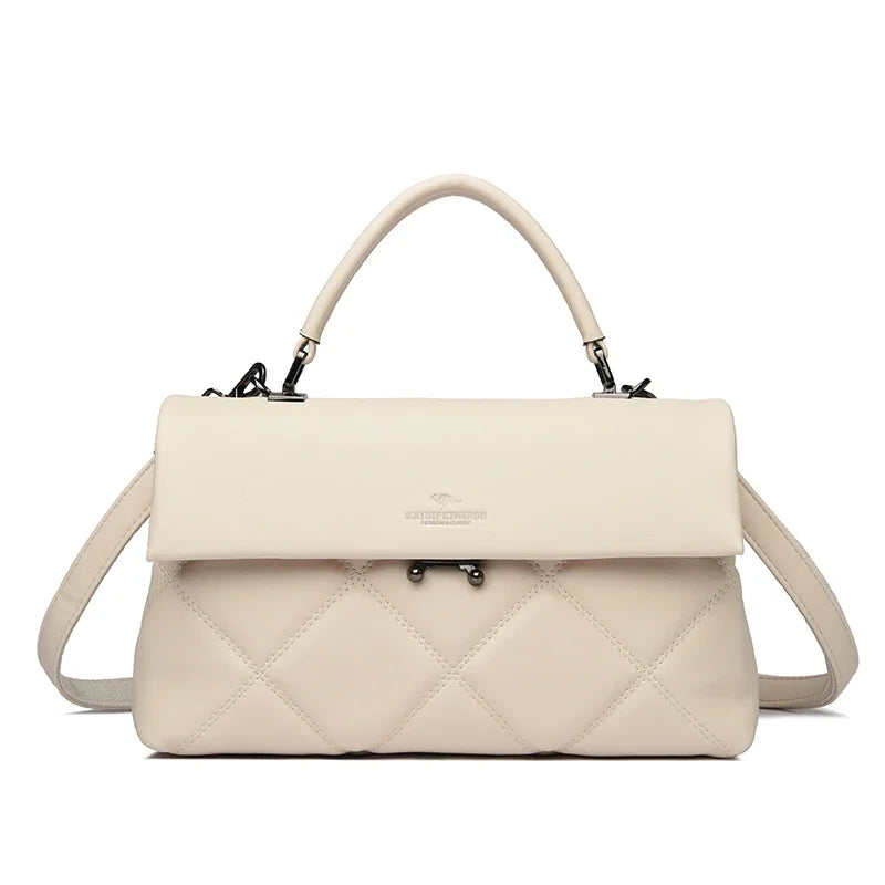 Soft Faux Leather Everyday Crossbody Tote