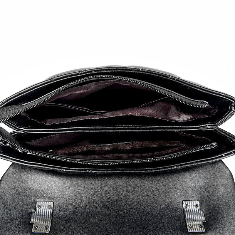 Soft Faux Leather Everyday Crossbody Tote