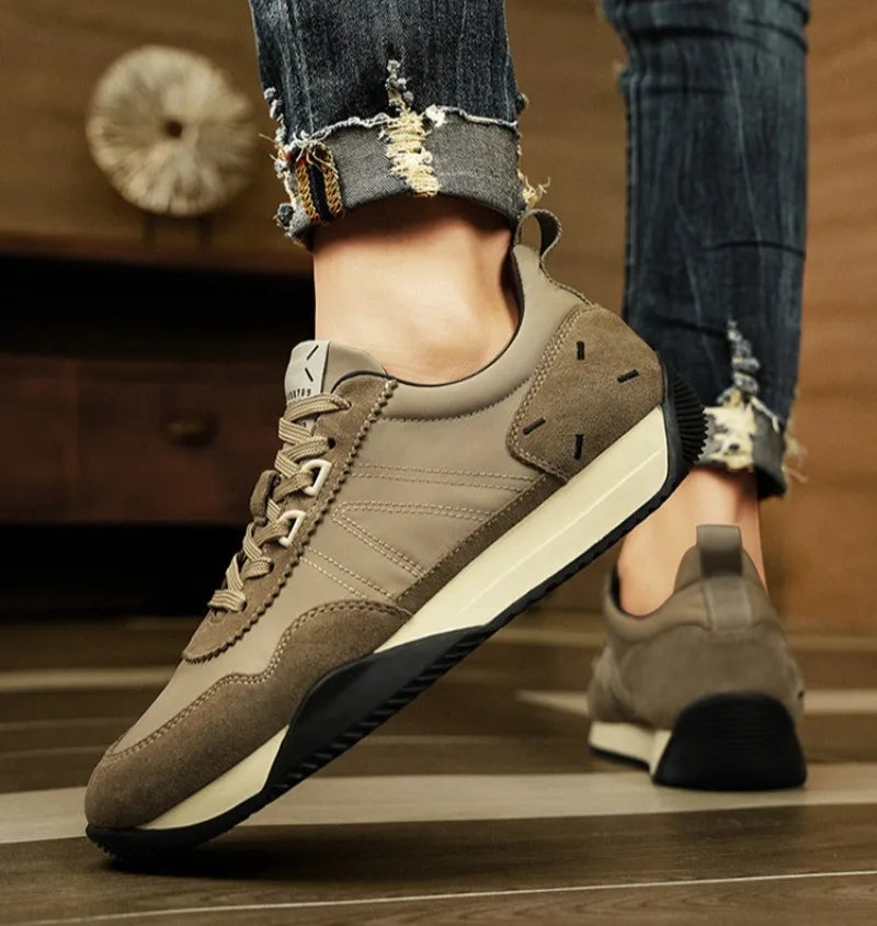 Men's Chunky Canvas Walking Sneakers