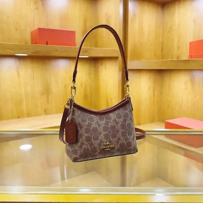 Geometric Print Underarm Crossbody Bag
