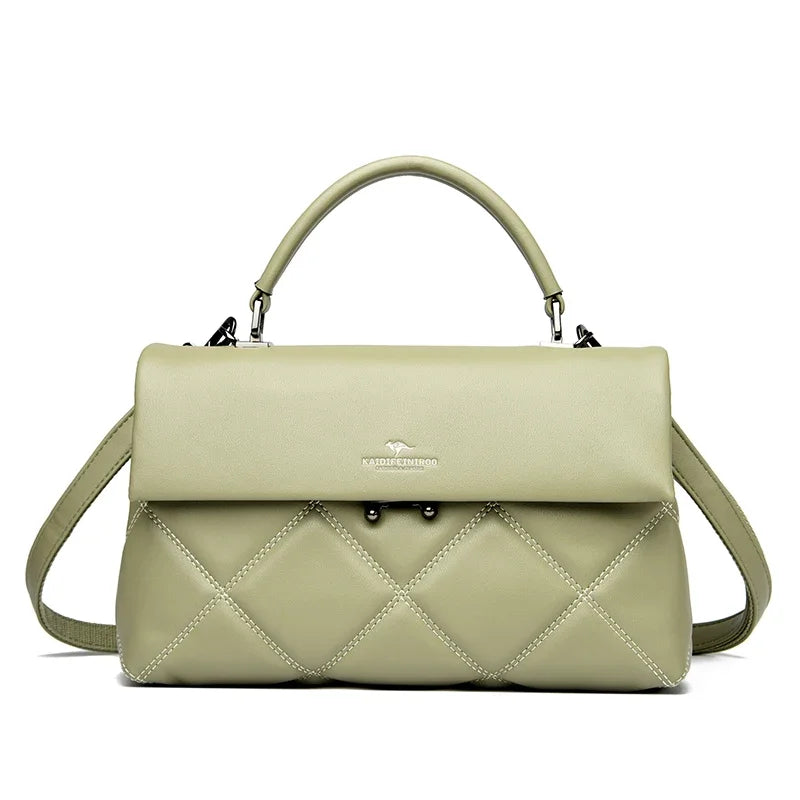 Soft Faux Leather Everyday Crossbody Tote