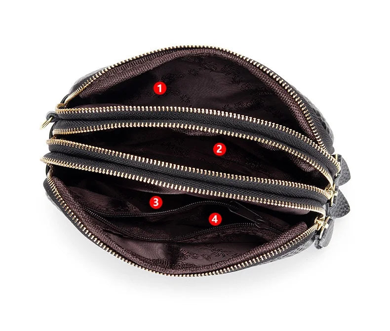Genuine Leather Women Wallet Long Zipper Wristlet Bag Fashion Crocodile Lady Clutch Coin Purse Mobile Phone Bag Money Clip