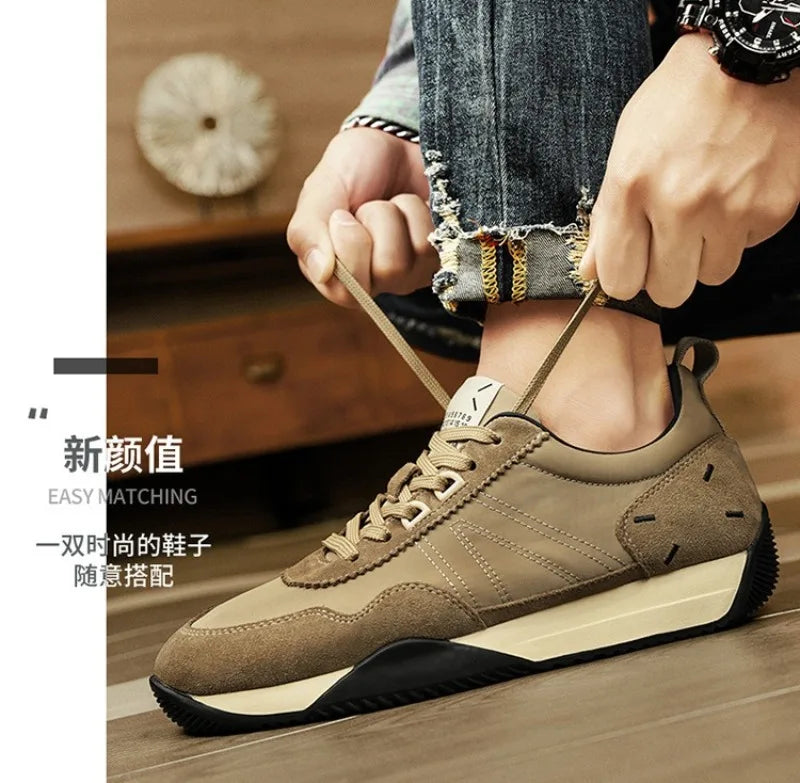 Men's Chunky Canvas Walking Sneakers