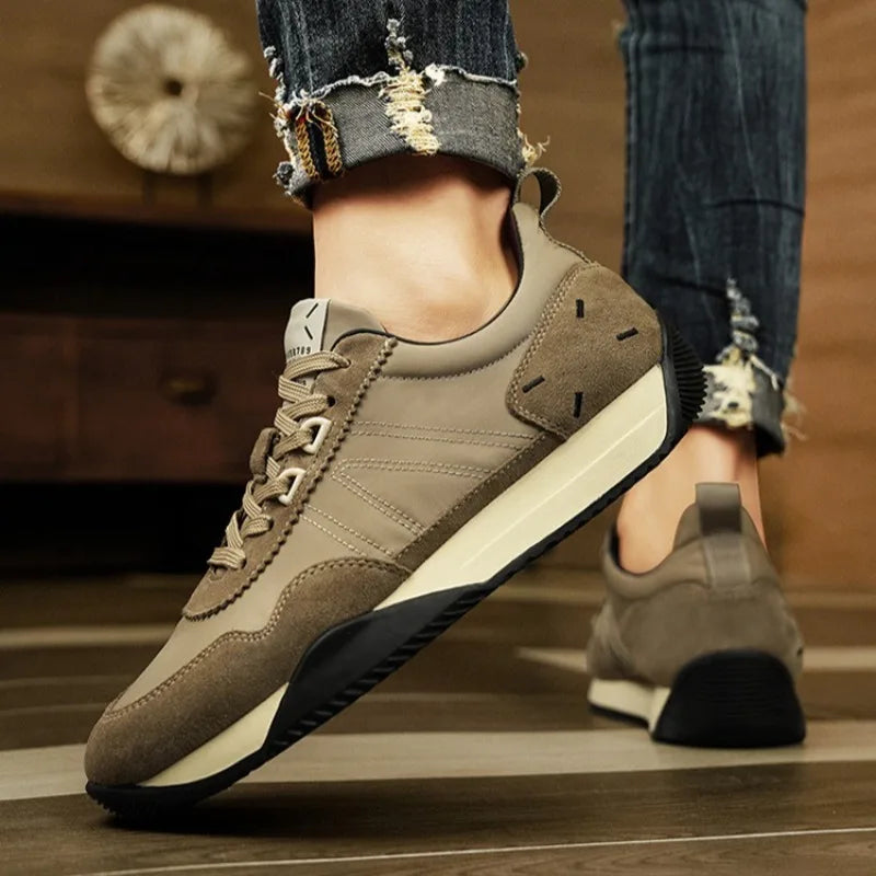 Men's Chunky Canvas Walking Sneakers