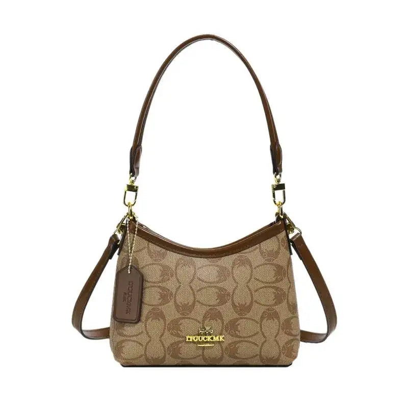 Geometric Print Underarm Crossbody Bag