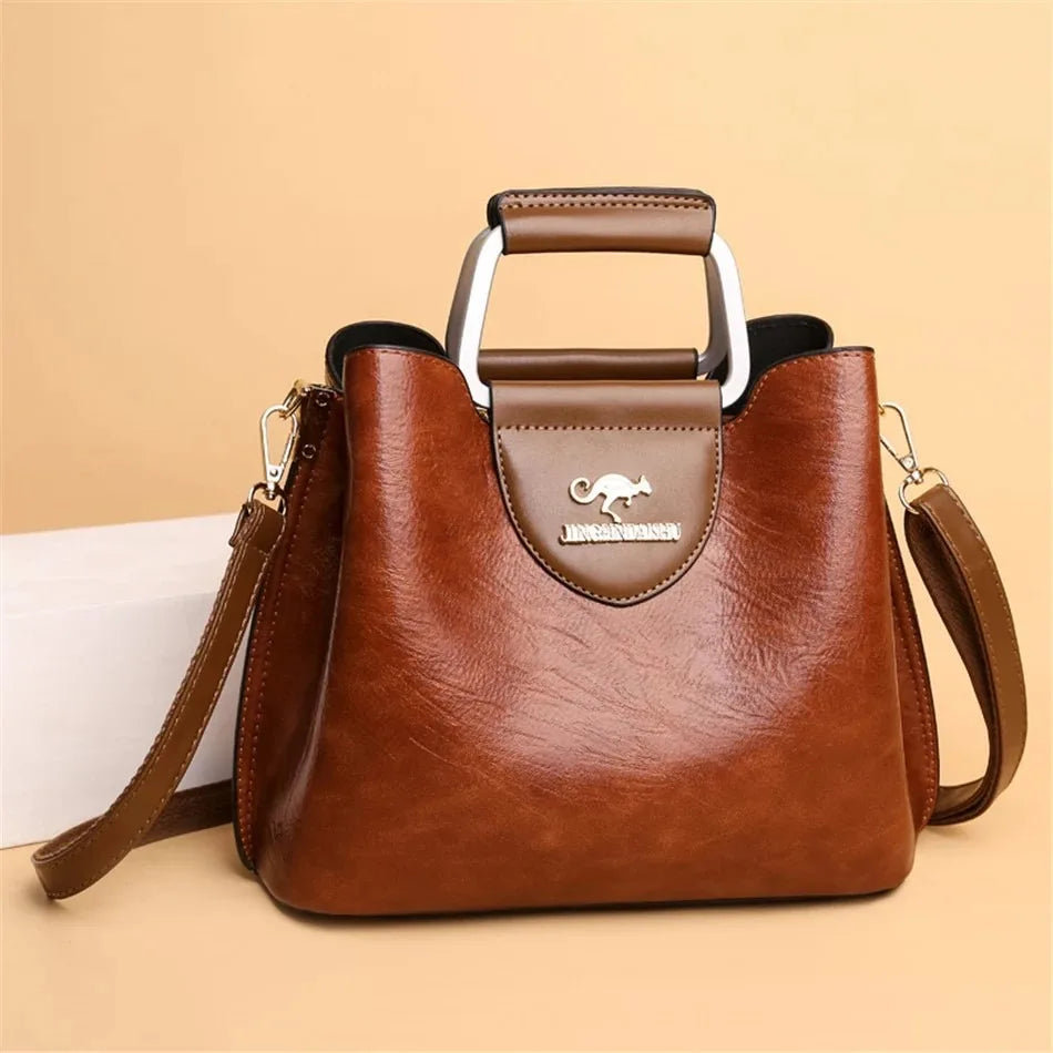 Genuine Brand Tote Bag Leather Luxury Handbags Women Bags Designer Handbags High Quality Ladies Crossbody Hand Bags for Women