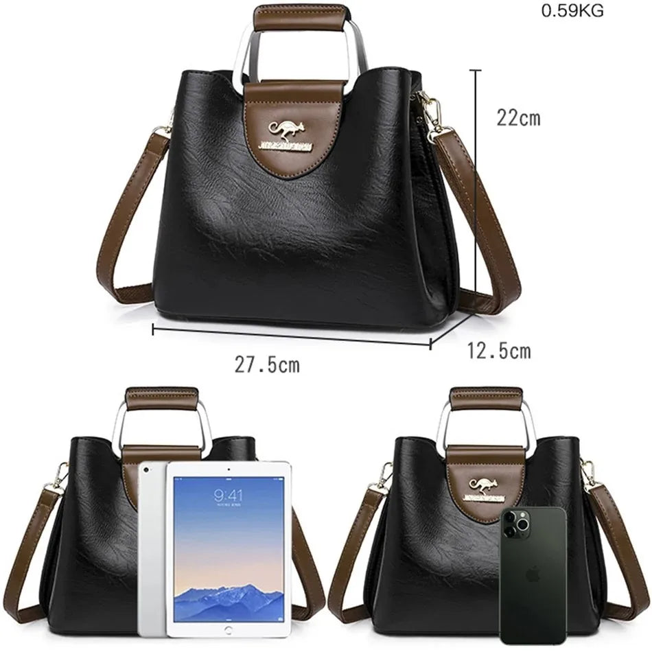 Genuine Brand Tote Bag Leather Luxury Handbags Women Bags Designer Handbags High Quality Ladies Crossbody Hand Bags for Women