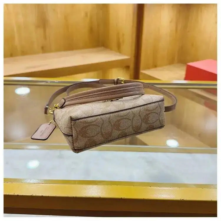 Geometric Print Underarm Crossbody Bag