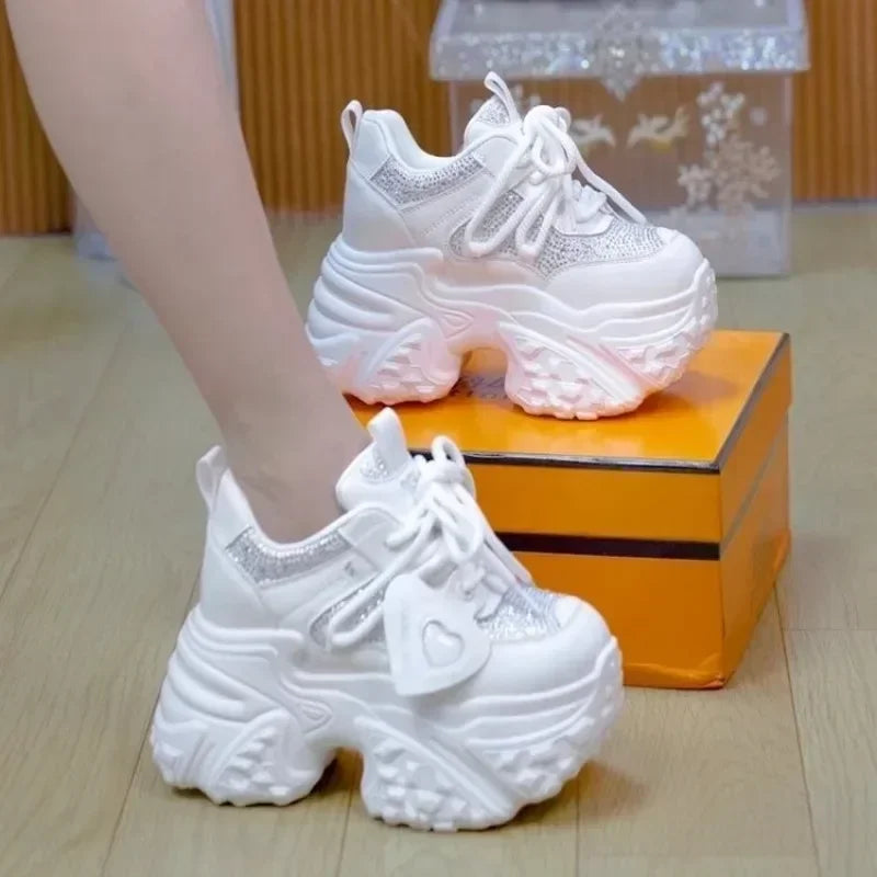 Dad Shoes Women's 2025 Spring and Autumn New Sponge Cake Sports and Leisure Shoes