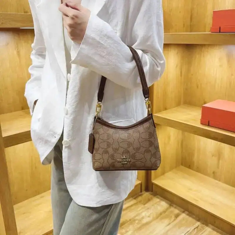 Geometric Print Underarm Crossbody Bag