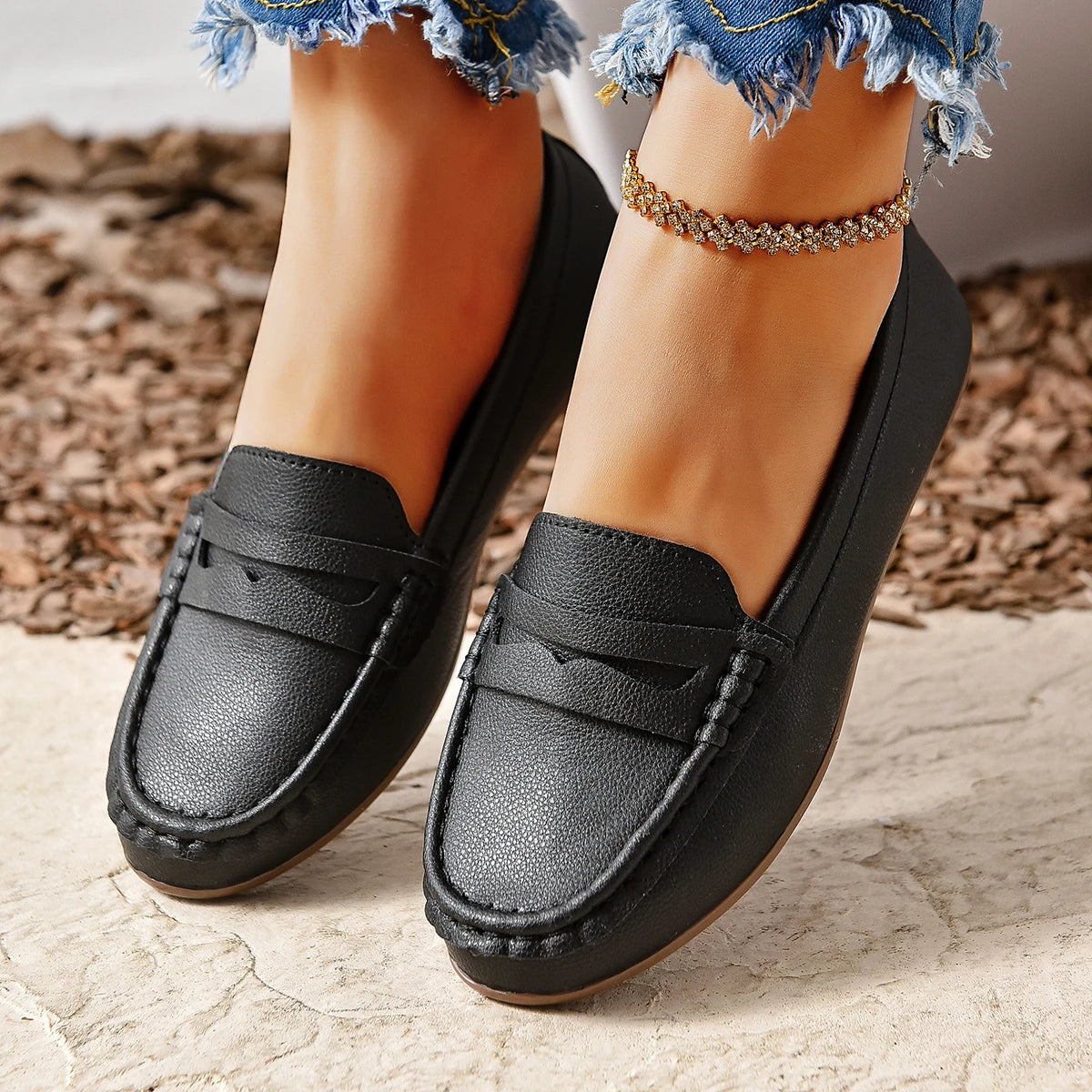 Women Flats Shoes Comfortable Lightweight Fashion Hot Loafers Spring and Autumn Shallow Casual Sneakers Outdoor Shoes for Women
