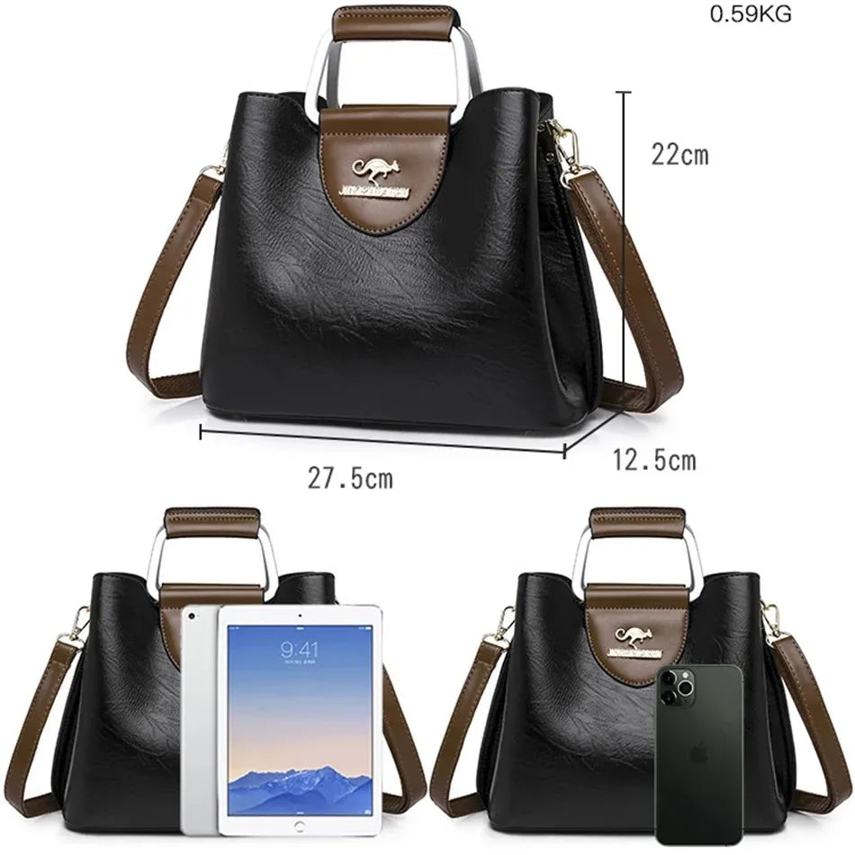 Genuine Brand Tote Bag Leather Luxury Handbags Women Bags Designer Handbags High Quality Ladies Crossbody Hand Bags for Women