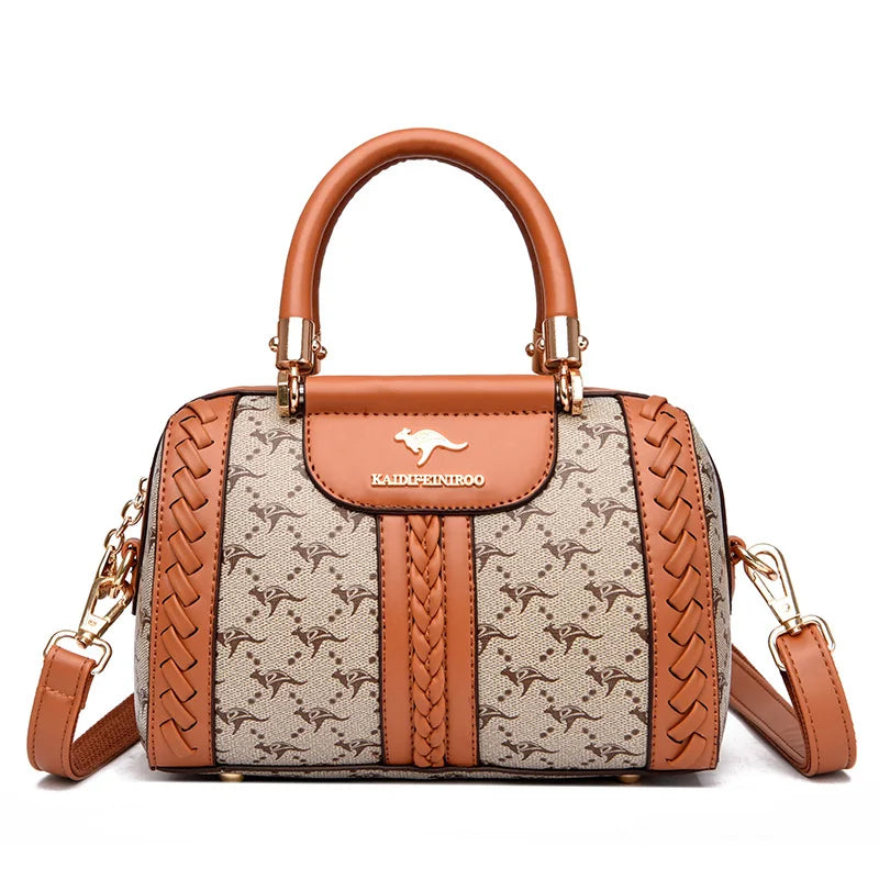 Women Luxury Handbags Women Bags Designer Shoulder Bags for Women 2026 Ladies Shoulder Messenger Bag Semi Woven Style Sac À Main