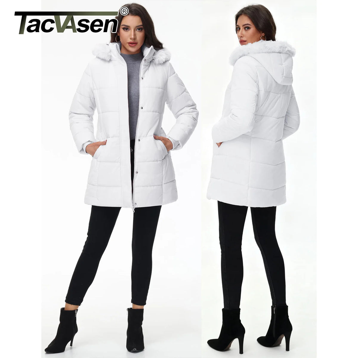 Sherpa Lined Quilted Puffer Parka