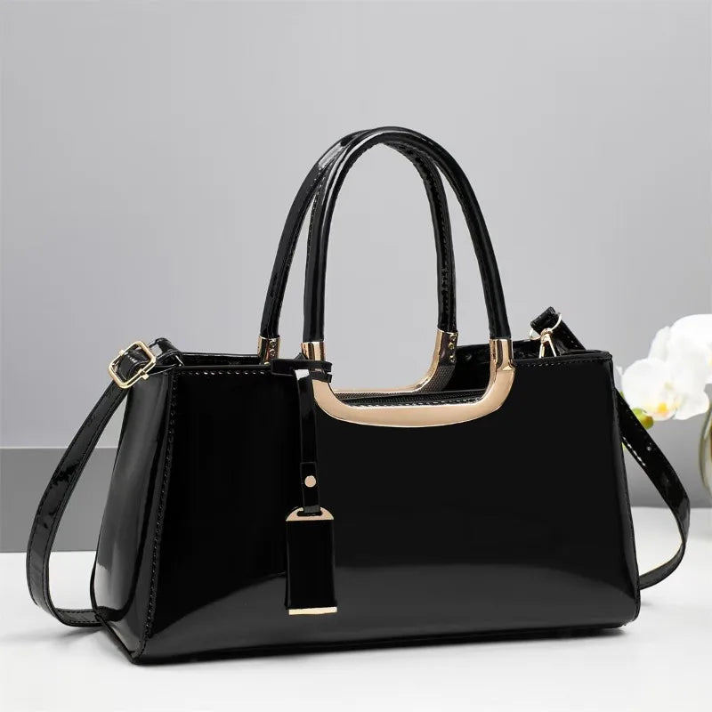 Structured Square Shoulder Tote