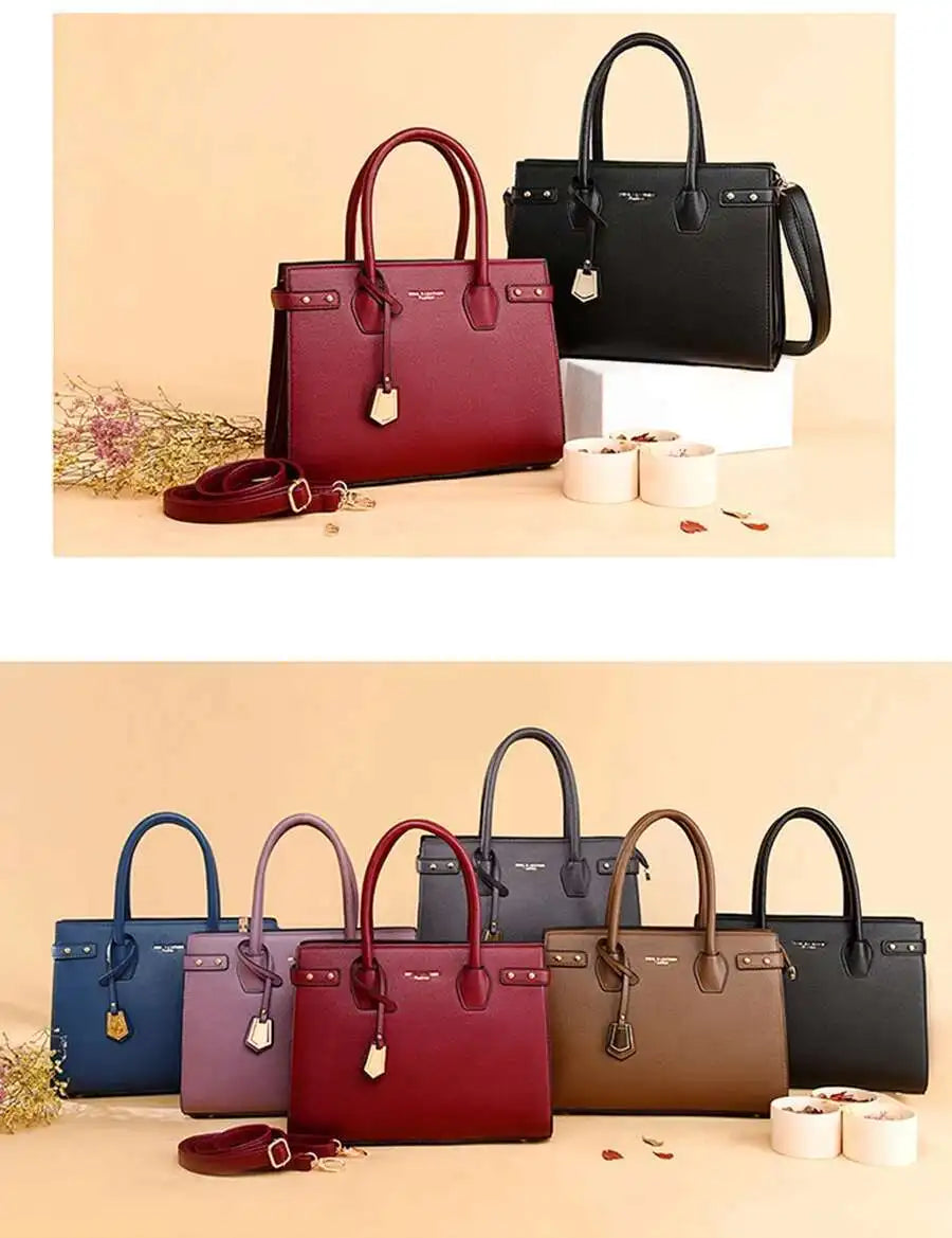 Genuine Brand Handbags For Women 2026 Ladies Hand Bag Female Leather Shoulder Top-Handle Crossbody Bags Casual Tote Sac сумка
