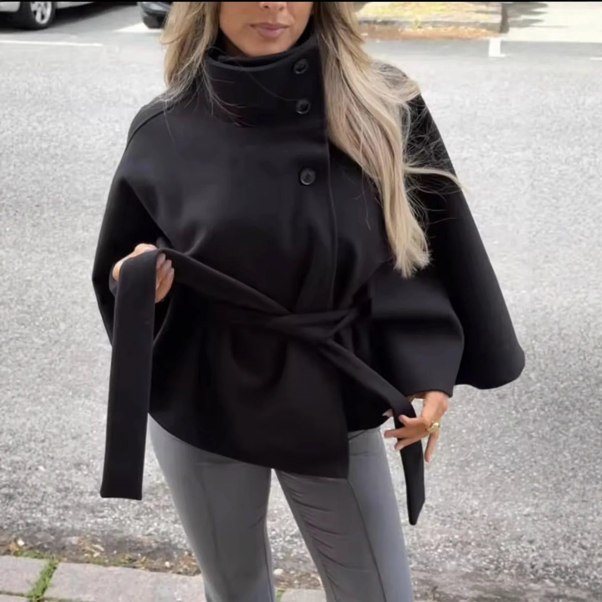 Elegant Women's Woolen Coat Zipper Long Sleeve Blazer Thick Warm Office Lady Tops 2026 Autumn Winter Fashion Short Streetwear