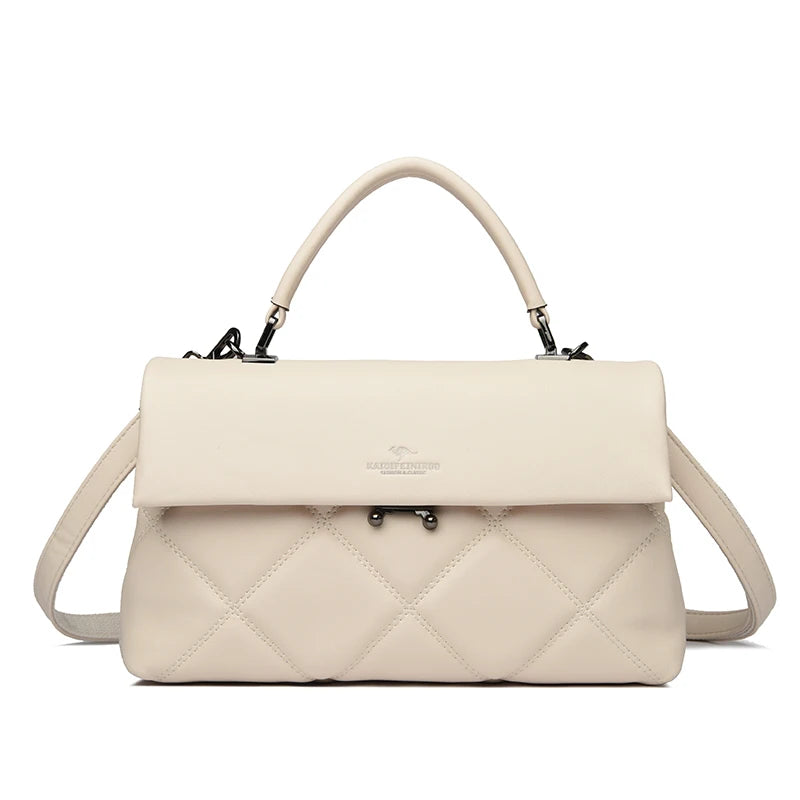 Soft Faux Leather Everyday Crossbody Tote