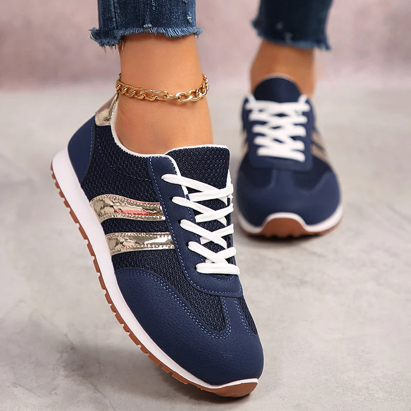 Fashion Breathable Women's Sports Shoes 2025 Autumn Lightweight Casual Sneakers Woman Plus Size Comfort Non Slip Running Shoes