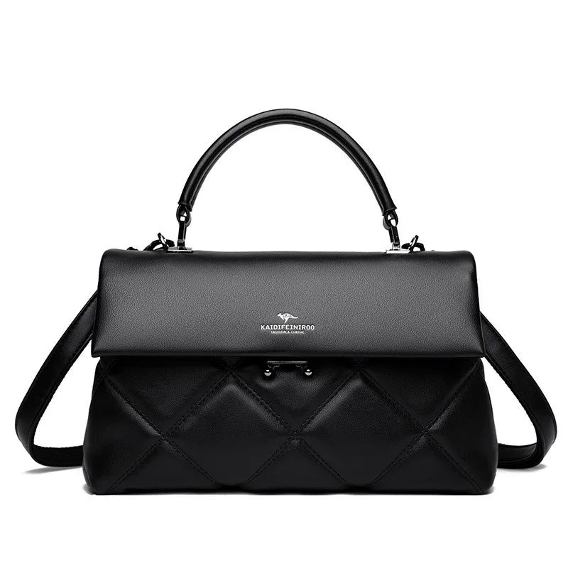 Soft Faux Leather Everyday Crossbody Tote
